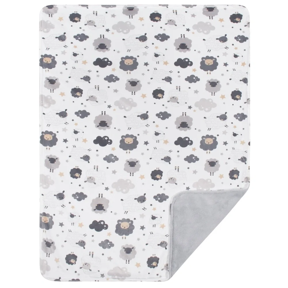 Parent's Choice Soft Plush Sheep Blanket - Picture 2 of 4
